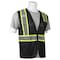 Deltaplus S863C Mesh Safety Vest, Contrasting Tape, 3 pkts, MD 63331 - alternate 2
